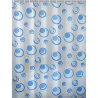 TENDA DOCCIA ORBITA PVC  240x200 Azzurro     GEDY