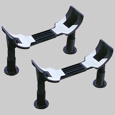 COPPIA PIEDINI VASCA IN PVC       MADE IN ITALY