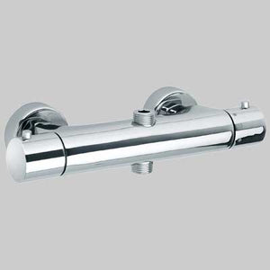 MONOCOMANDO DOCCIA ESTERNO TERMOSTATO CON DEVIATORE 2 VIE DISCO  Cromo     PAINI