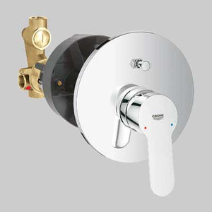 MONOCOMANDO DOCCIA INCASSO CON DEVIATORE BAUEDGE  Cromo     GROHE