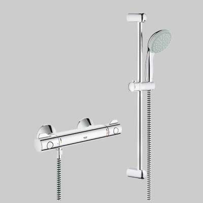 KIT TERMOSTATICO GROHTHERM + ASTA TEMPESTA  Cromo     GROHE