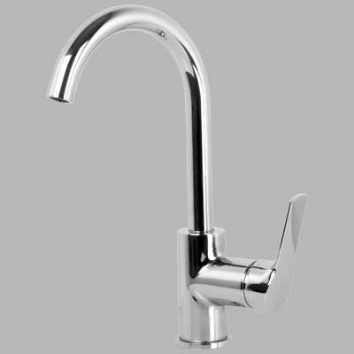 MONOCOMANDO LAVABO A PONTE LEVA CHIUSA SERIE 4  Cromo     FIMA FRATELLI FRATTINI