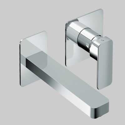 MONOCOMANDO LAVABO A PARETE TONO  Cromo     EURORAMA