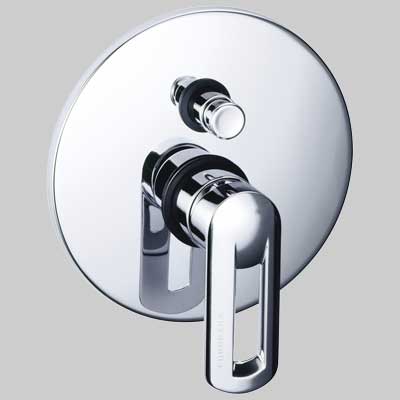 MONOCOMANDO DOCCIA INCASSO CON DEVIATORE NEVA  Cromo     EURORAMA