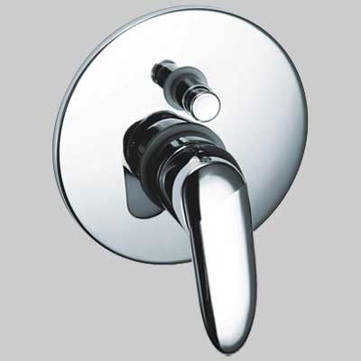 MONOCOMANDO DOCCIA INCASSO CON DEVIATORE PRIMA  Cromo     EURORAMA