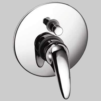 MONOCOMANDO DOCCIA INCASSO CON DEVIATORE REVE  Cromo     EURORAMA