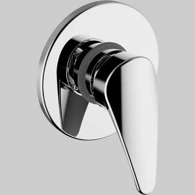 MISCELATORE INCASSO DOCCIA TONE  Completo Cromo     TEOREMA