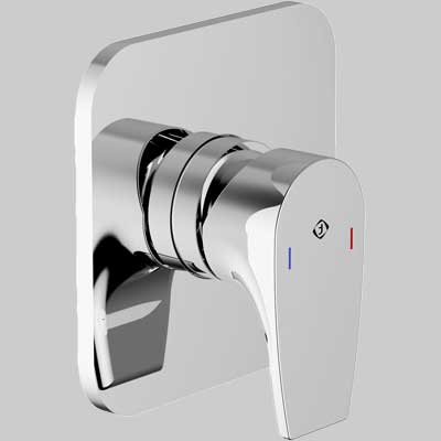 MISCELATORE DOCCIA INCASSO BING  Completo Cromo     TEOREMA