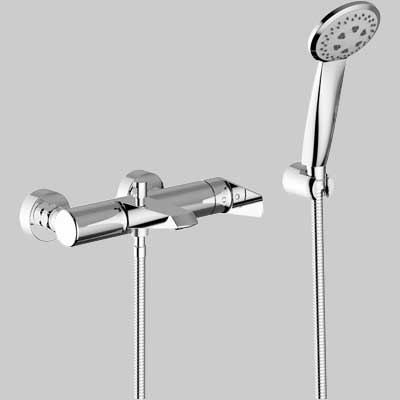 MISCELATORE VASCA ESTERNO CON DOCCETTA VELVET  Cromo     TEOREMA