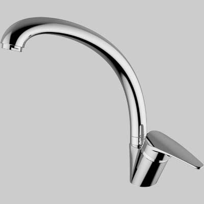 MISCELATORE LAVELLO TONE CANNA FUSA  Cromo     TEOREMA