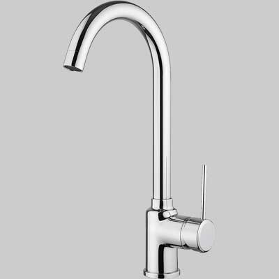 MONOCOMANDO LAVELLO CUCINA M4 CANNA ALTA GIREVOLE  Cromo     MAMOLI