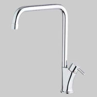 MONOCOMANDO LAVELLO CUCINA BANANA SLIM CANNA ALTA GIREVOLE  Cromo     MAMOLI