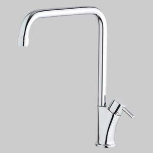 MONOCOMANDO LAVELLO CUCINA BANANA SLIM CANNA ALTA GIREVOLE  Cromo     MAMOLI