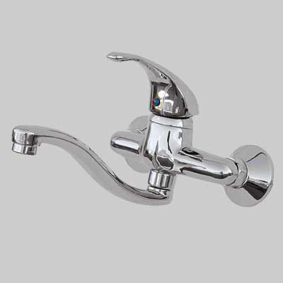 MONOCOMANDO LAVELLO A PARETE UNIVERSO  Cromo     CARDINALE