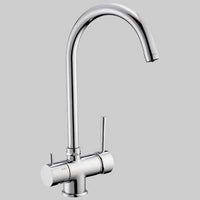 MONOCOMANDO LAVELLO BOCCA ALTA 3 VIE ACQUA POTABILE  Cromo     PORTA & BINI