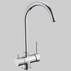 MONOCOMANDO LAVELLO BOCCA ALTA 3 VIE ACQUA POTABILE  Cromo     PORTA & BINI