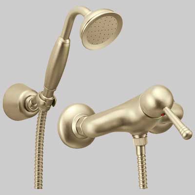 MONOCOMANDO DOCCIA ESTERNO NEW OLD  Bronzo     PORTA & BINI