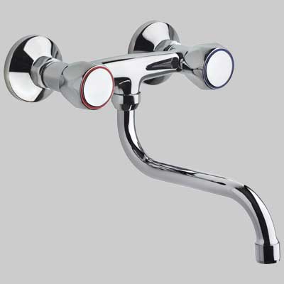 GRUPPO LAVELLO A PARETE CON CANNA S FROMAC  1/2     FROMAC