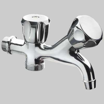 RUBINETTO DUPLEX PESANTE FROMAC - 1/2 x 3/4 - 2 pezzi - FROMAC