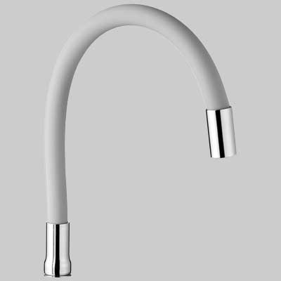 BOCCA IN GOMMA PER MONOCOMANDO LAVELLO MALDIVE  Cromo  Bianco     CARDINALE