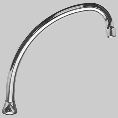 CANNA UNIVERSALE JOTA PER MONOFORO LAVELLO  Cromo 200 mm     MADE IN ITALY