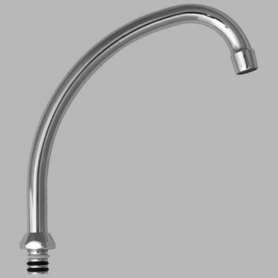 CANNA JOTA PER MONOFORO LAVELLO  Cromo 185 mm     MADE IN ITALY