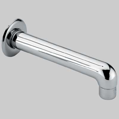 BOCCA DI EROGAZIONE A MURO PER RUBINETTO A PEDALE  Cromo     IDRAL