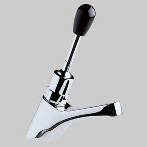 RUBINETTO LAVABO TEMPORIZZATO LEVA A GOMITO  1/2     M.C.M.