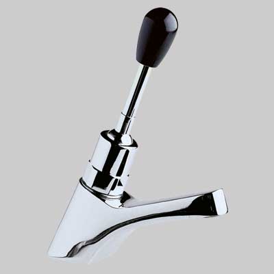 RUBINETTO LAVABO TEMPORIZZATO LEVA A GOMITO  1/2     M.C.M.