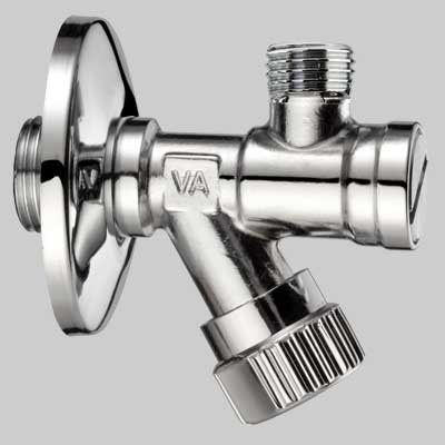 RUBINETTO FILTRO SOTTOLAVABO A VITONE  1/2x1/2 c/rosetta     VA ALBERTONI