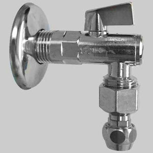 RUBINETTO FILTRO SOTTOLAVABO 1907 A SFERA CON SNODO  1/2x10 c/rosetta     EUROTERMO