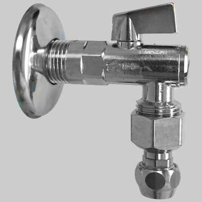 RUBINETTO FILTRO SOTTOLAVABO 1907 A SFERA CON SNODO  1/2x10 c/rosetta     EUROTERMO