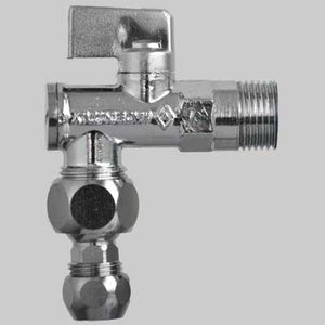 RUBINETTO FILTRO STTOLAVABO 775 A SFERA CON SNODO  1/2x10 c/rosetta     BUGATTI