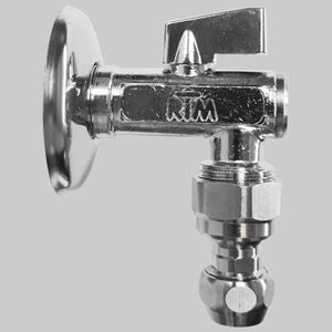 RUBINETTO FILTRO SOTTOLAVABO R12 A SFERA CON SNODO  1/2x10 c/rosetta     RTM