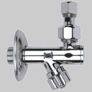 RUBINETTO FILTRO SOTTOLAVABO A VITONE CON SNODO  1/2x10 c/rosetta     ZAGI RUBINETTERIE