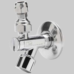 RUBINETTO FILTRO SOTTOLAVABO S30 A VITONE CON SNODO  1/2 x 10     LUXOR