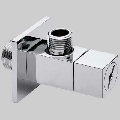 RUBINETTO FILTRO SOTTOLAVABO QUADRO  1/2 x 3/8  10 c/rosetta     MADE IN ITALY