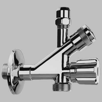 RUBINETTO COMBINATO SOTTOLAVABO E LAVATRICE CON FILTRO  Ø 10 3/4x1/2     VA ALBERTONI