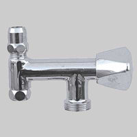 RUBINETTO DI DERIVAZIONE GIREVOLE PER LAVATRICE  Ø 10 3/4x1/2     VA ALBERTONI