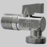 RUBINETTO LAVATRICE A SFERA RTM  1/2x3/4 c/rosetta     RTM