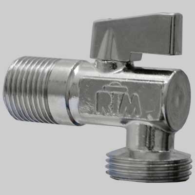 RUBINETTO LAVATRICE A SFERA RTM  1/2x3/4 c/rosetta     RTM