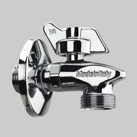 RUBINETTO LAVATRICE A SFERA SQUALO  1/2x3/4 c/rosetta     VA ALBERTONI