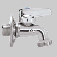 RUBINETTO LAVATRICE A SFERA LUSSO  1/2x3/4 c/rosetta     MADE IN ITALY