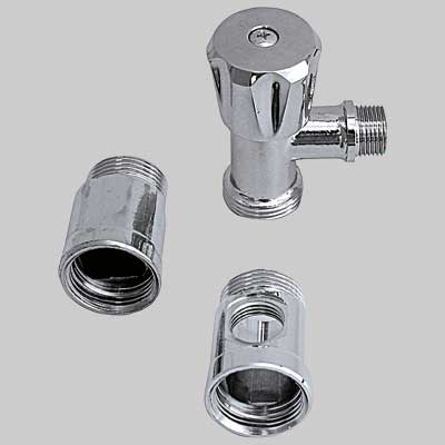 RUBINETTO SEMPLICE PER LAVATRICE CON DISTANZIATORE  3/4     MADE IN ITALY