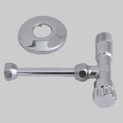 RUBINETTO CON RACCORDO PER CASSETTE  1/2x3/8 cm 15     MADE IN ITALY