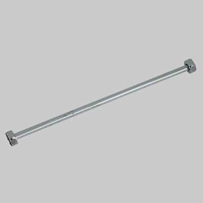 TUBETTO RAME CROMATO CON 2 FLANGE 1/2 FEMMINA  Ø 10 cm 80     DE BORRI ROBERTO