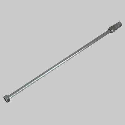 TUBO RAME CROMATO CON FLANGIA E RACCORDO Ø 10  MF 3/8x3/8 cm 40     DE BORRI ROBERTO