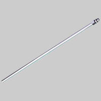 TUBO LISCIO CROMATO PER MISCELATORI CM 35  Ø 10 M 10     DE BORRI ROBERTO