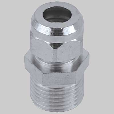 NIPLES MASCHIO PER CANNETTE CROMATO  3/8x10     RINALDI E PETTINAROLI