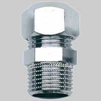 RACCORDO DIRITTO MASCHIO OTTONE CROMATO  3/8x3/8 mm 10     ZAGI RUBINETTERIE